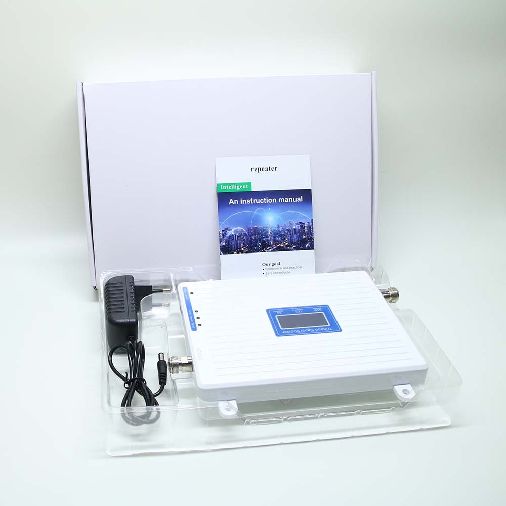 900/1800/2100 MHz Tri-band Mobile Signal Booster for 2G 3G 4G 5G LTE Repeater and Amplifier for Phone Signal